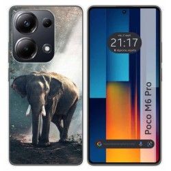 Funda Silicona para Xiaomi Poco M6 Pro 4G diseño Elefante Dibujos