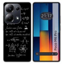 Funda Silicona para Xiaomi Poco M6 Pro 4G diseño Formulas Dibujos
