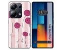 Funda Silicona para Xiaomi Poco M6 Pro 4G diseño Flores Vintage Dibujos