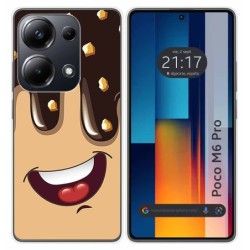 Funda Silicona para Xiaomi Poco M6 Pro 4G diseño Helado Chocolate Dibujos