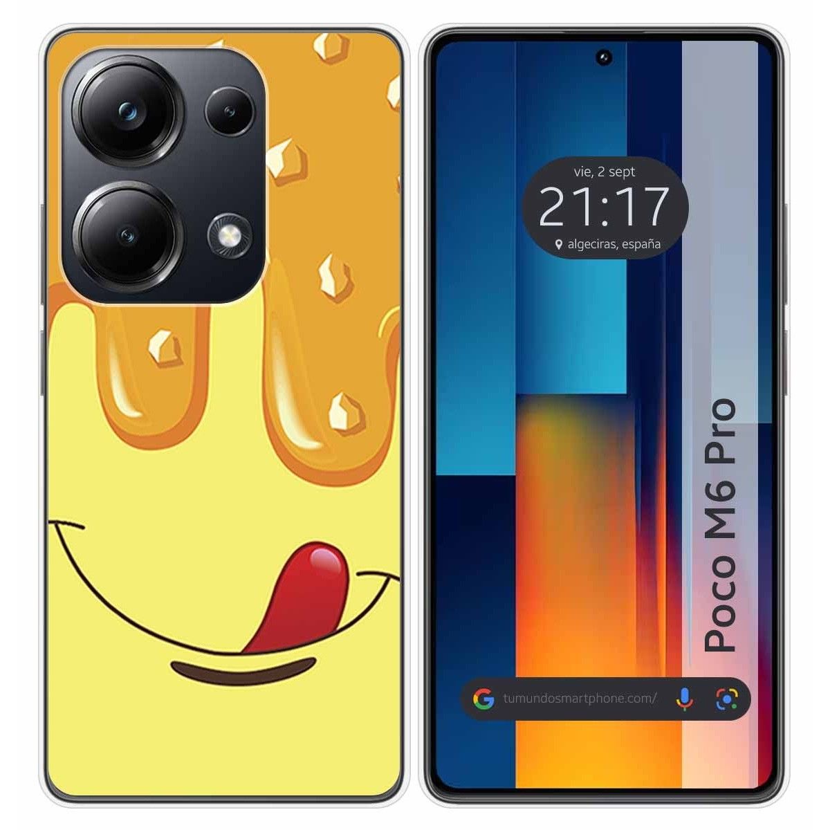 Funda Silicona para Xiaomi Poco M6 Pro 4G diseño Helado Vainilla Dibujos