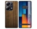 Funda Silicona para Xiaomi Poco M6 Pro 4G diseño Madera Dibujos
