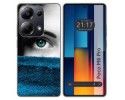 Funda Silicona para Xiaomi Poco M6 Pro 4G diseño Ojo Dibujos