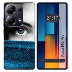 Funda Silicona para Xiaomi Poco M6 Pro 4G diseño Ojo Dibujos