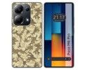 Funda Silicona para Xiaomi Poco M6 Pro 4G diseño Sand Camuflaje Dibujos