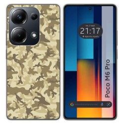 Funda Silicona para Xiaomi Poco M6 Pro 4G diseño Sand Camuflaje Dibujos