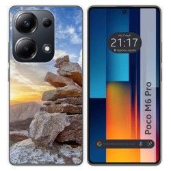 Funda Silicona para Xiaomi Poco M6 Pro 4G diseño Sunset Dibujos