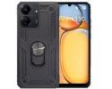 Funda Tough Armor con Anillo Giratorio Negra para Xiaomi Redmi 13C