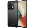 Funda Gel Tpu Tipo Carbon Negra para Xiaomi Redmi Note 13 5G