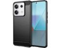 Funda Gel Tpu Tipo Carbon Negra para Xiaomi Poco X6 5G