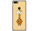 Funda Gel Tpu para Oukitel Mix 2 Diseño Jirafa Dibujos