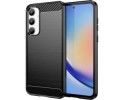 Funda Gel Tpu Tipo Carbon Negra para Samsung Galaxy A35 5G