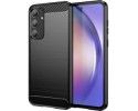 Funda Gel Tpu Tipo Carbon Negra para Samsung Galaxy A55 5G