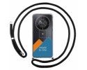 Personaliza tu Funda Colgante Transparente para Huawei Honor Magic 6 Lite 5G con Cordon Negro Dibujo Personalizada