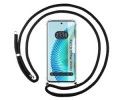 Funda Colgante Transparente para Huawei Honor Magic 6 Lite 5G con Cordon Negro