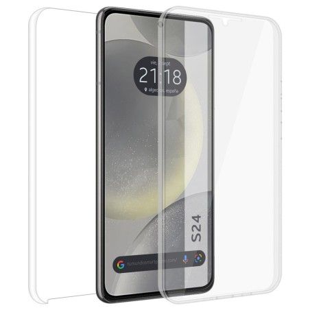 Funda Doble Transparente Pc + Tpu Full Body 360 para Samsung Galaxy S24 5G