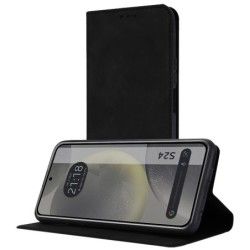 Funda Libro de Polipiel con tarjetero para Samsung Galaxy S24 5G color Negra