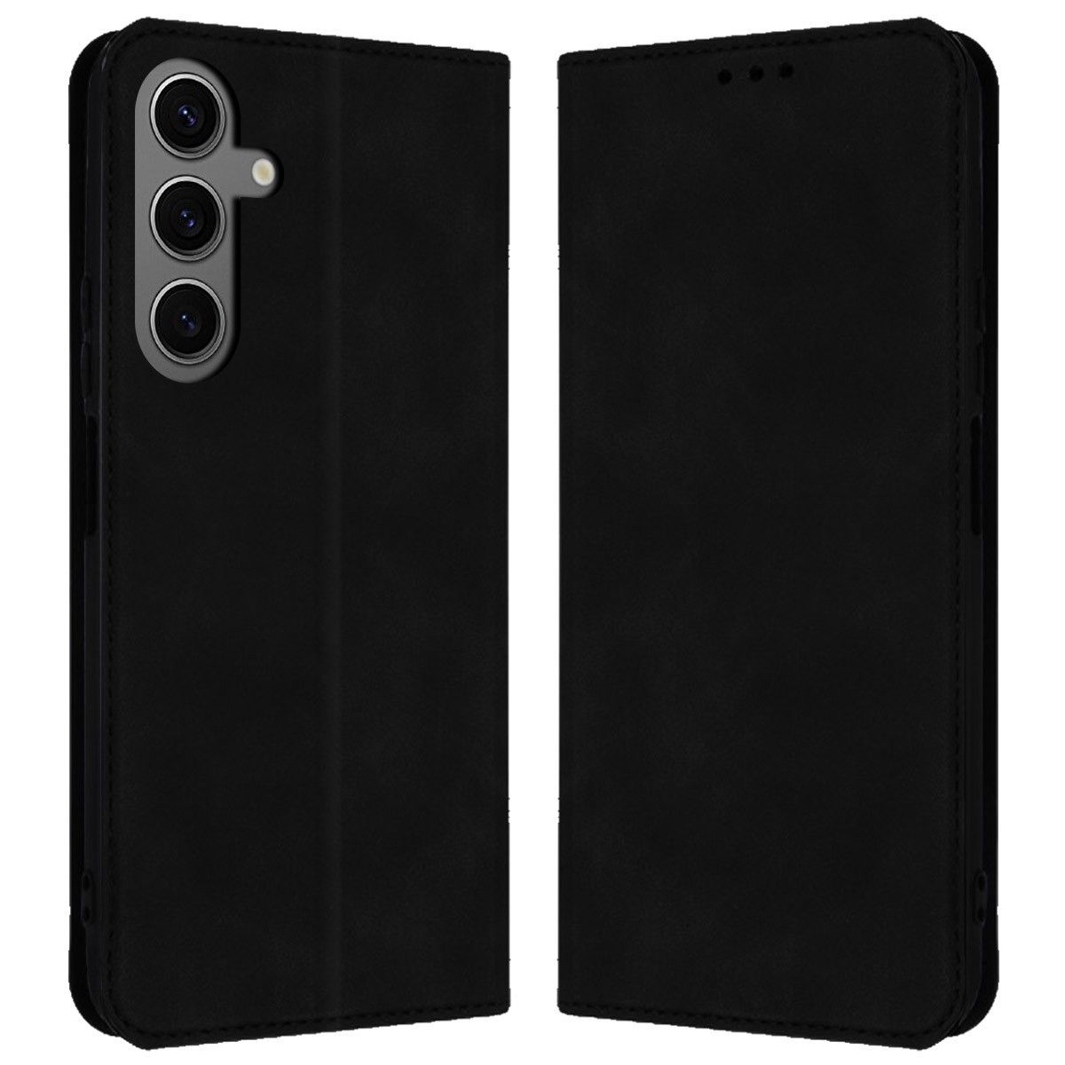 Funda Libro de Polipiel con tarjetero para Samsung Galaxy S24 5G color Negra