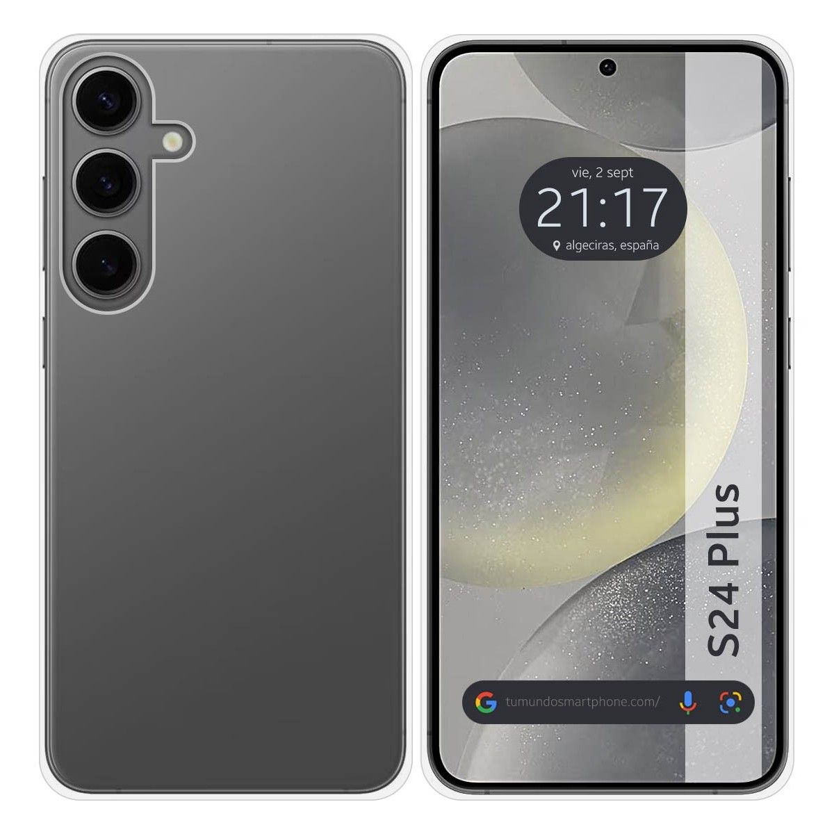 Funda Silicona Gel TPU Transparente para Samsung Galaxy S24+ Plus 5G