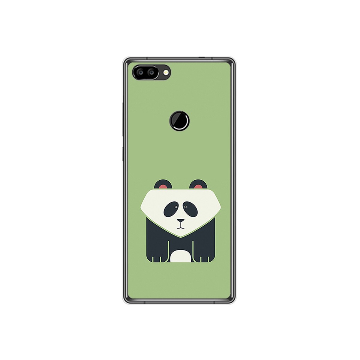 Funda Gel Tpu para Oukitel Mix 2 Diseño Panda Dibujos