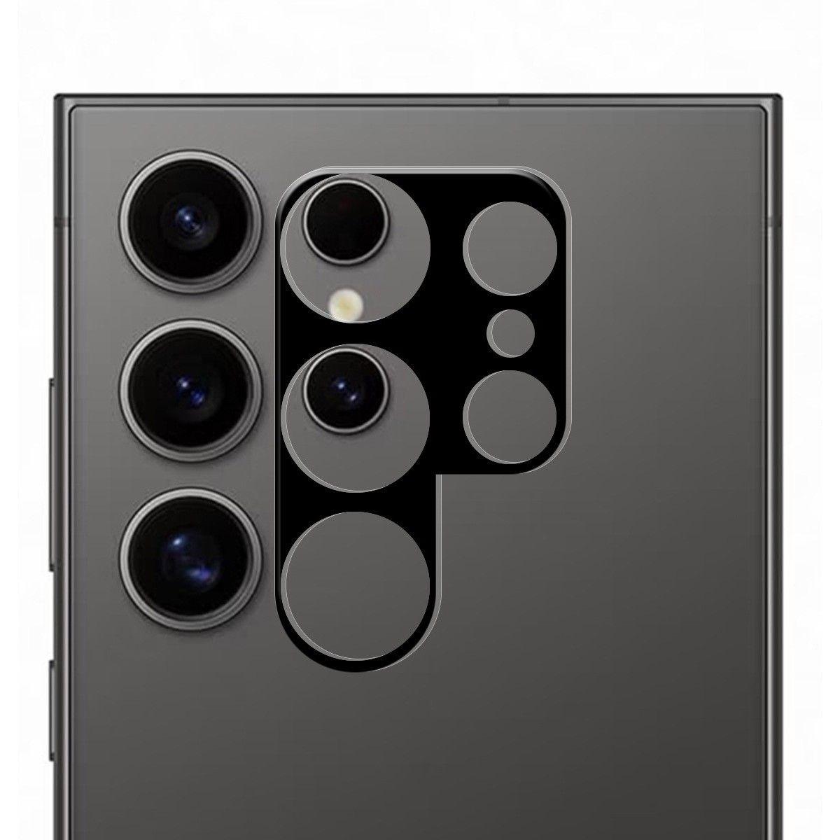 Protector Cristal Templado Cámara Trasera para Samsung Galaxy S24 Ultra 5G Vidrio