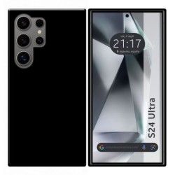 Funda Silicona Gel TPU Negra para Samsung Galaxy S24 Ultra 5G