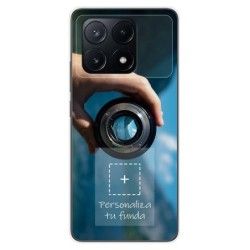 Personaliza tu Funda Silicona Gel Tpu Transparente con tu Fotografia para Xiaomi Poco X6 Pro 5G Dibujo Personalizada