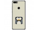 Funda Gel Tpu para Oukitel Mix 2 Diseño Pingüino Dibujos