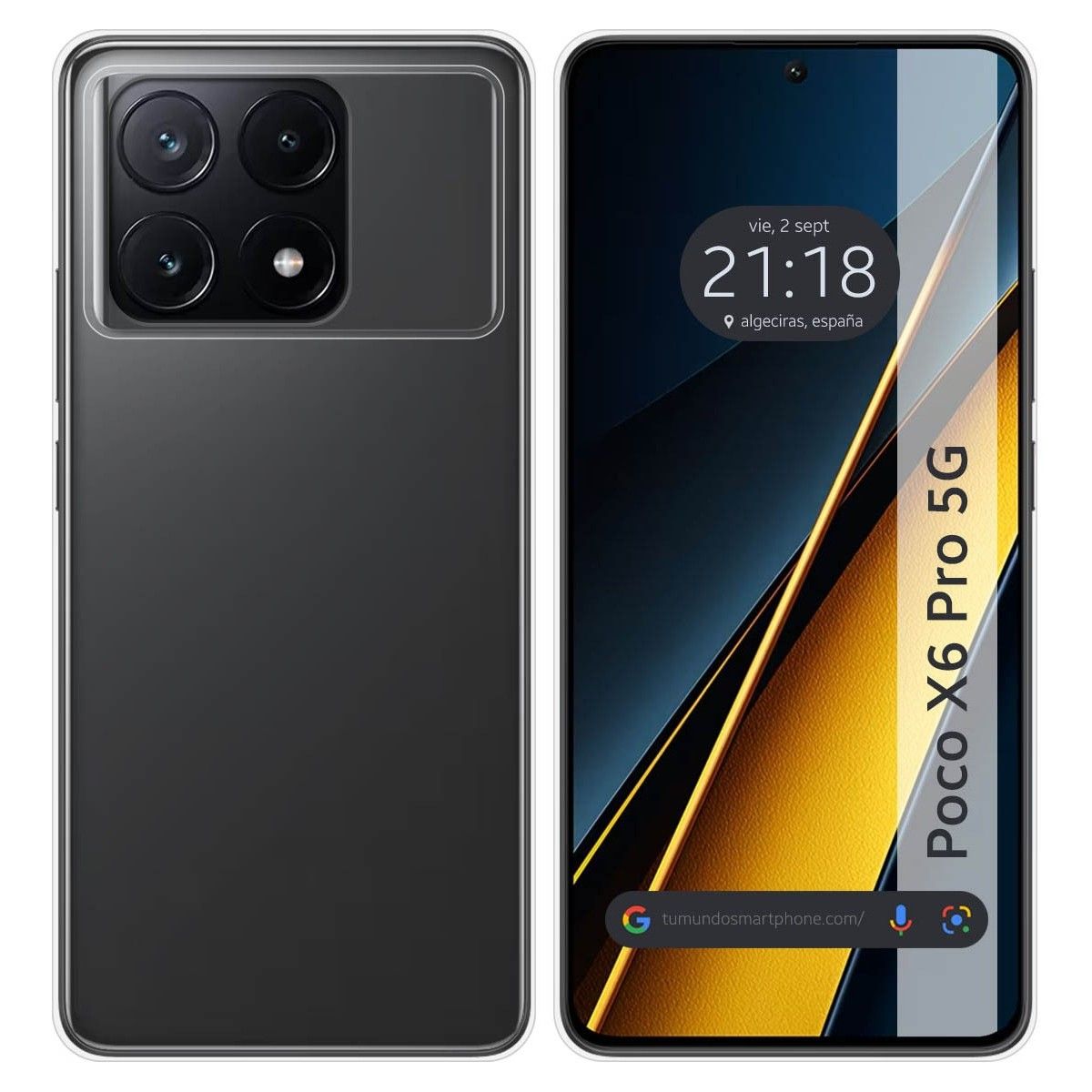 Funda Silicona Gel TPU Transparente para Xiaomi Poco X6 Pro 5G