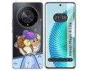 Funda Silicona Transparente para Huawei Honor Magic 6 Lite 5G diseño Cabra Dibujos