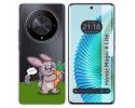 Funda Silicona Transparente para Huawei Honor Magic 6 Lite 5G diseño Conejo Dibujos