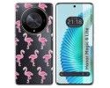 Funda Silicona Transparente para Huawei Honor Magic 6 Lite 5G diseño Flamenco Dibujos