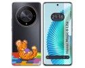 Funda Silicona Transparente para Huawei Honor Magic 6 Lite 5G diseño Leopardo Dibujos