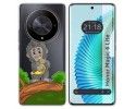 Funda Silicona Transparente para Huawei Honor Magic 6 Lite 5G diseño Mono Dibujos