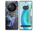 Funda Silicona Transparente para Huawei Honor Magic 6 Lite 5G diseño Plumas Dibujos