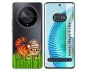 Funda Silicona Transparente para Huawei Honor Magic 6 Lite 5G diseño Tigre Dibujos
