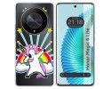 Funda Silicona Transparente para Huawei Honor Magic 6 Lite 5G diseño Unicornio Dibujos