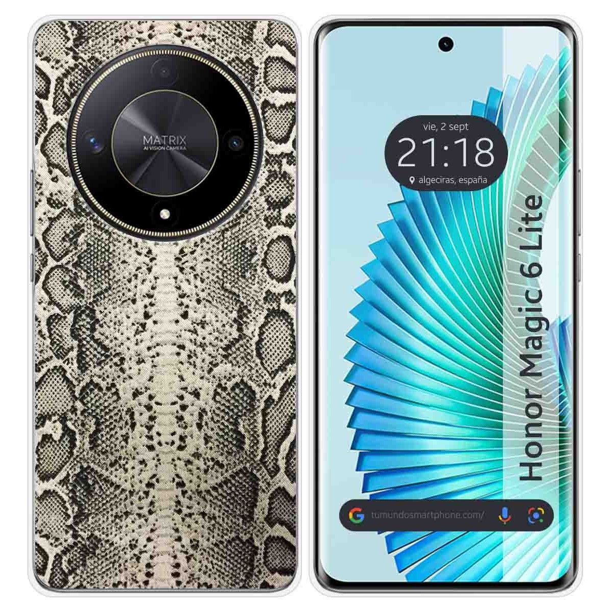 Funda Silicona para Huawei Honor Magic 6 Lite 5G diseño Animal 01 Dibujos