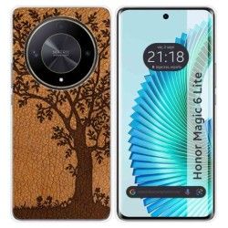 Funda Silicona para Huawei Honor Magic 6 Lite 5G diseño Cuero 03 Dibujos