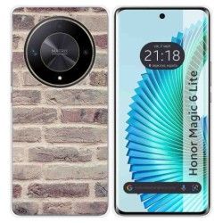 Funda Silicona para Huawei Honor Magic 6 Lite 5G diseño Ladrillo 01 Dibujos