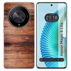 Funda Silicona para Huawei Honor Magic 6 Lite 5G diseño Madera 02 Dibujos