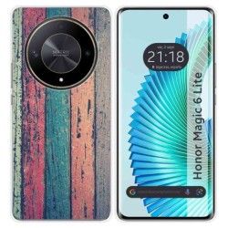 Funda Silicona para Huawei Honor Magic 6 Lite 5G diseño Madera 10 Dibujos