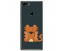 Funda Gel Tpu para Oukitel Mix 2 Diseño Tigre Dibujos