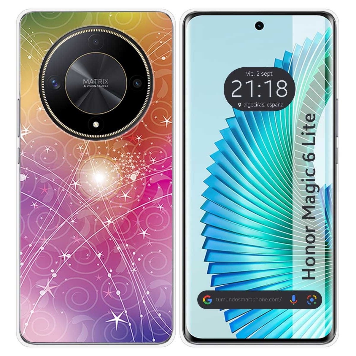 Funda Silicona para Huawei Honor Magic 6 Lite 5G diseño Abstracto Dibujos