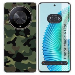 Funda Silicona para Huawei Honor Magic 6 Lite 5G diseño Camuflaje Dibujos