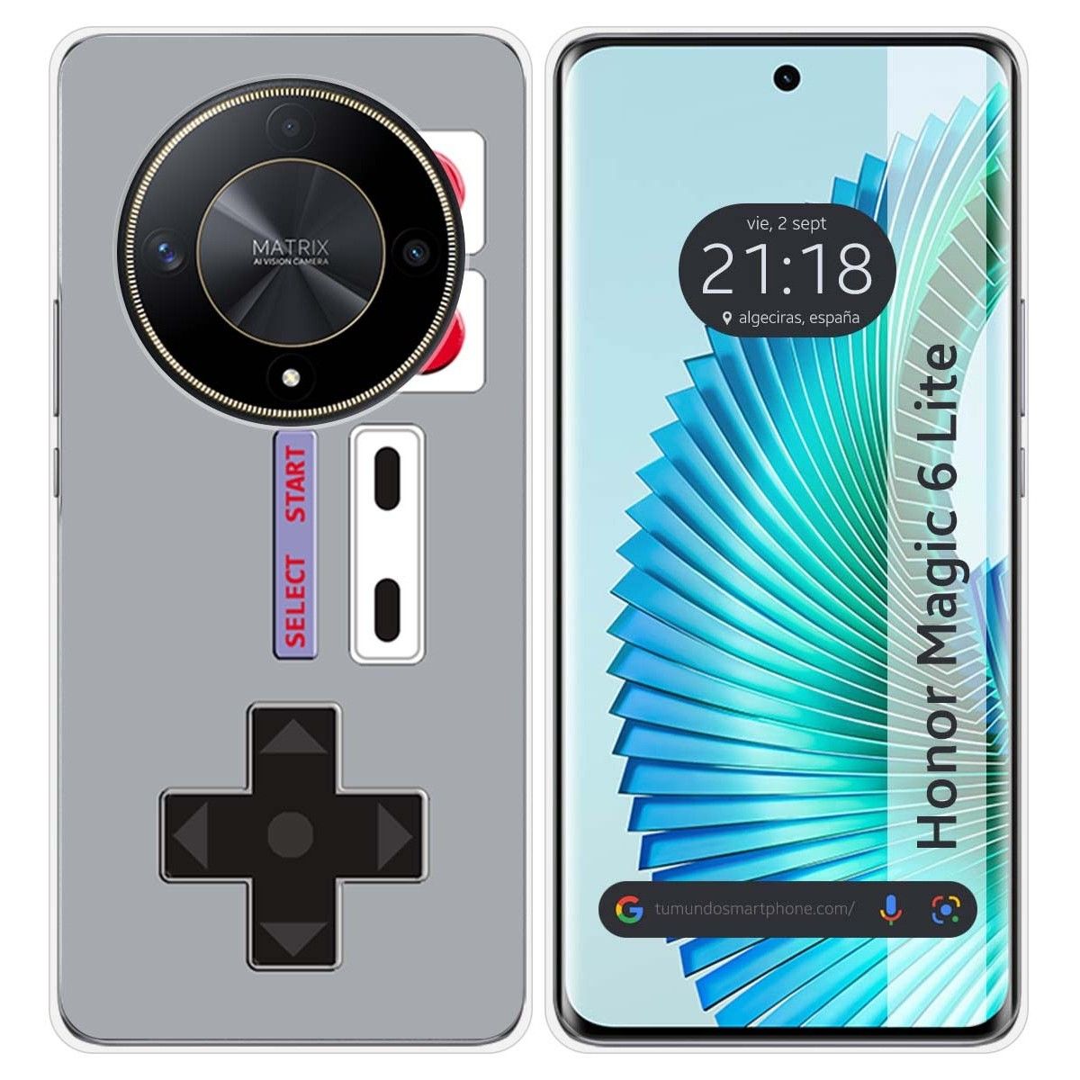 Funda Silicona para Huawei Honor Magic 6 Lite 5G diseño Consola Dibujos