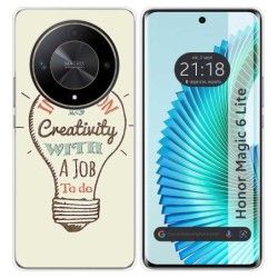 Funda Silicona para Huawei Honor Magic 6 Lite 5G diseño Creativity Dibujos