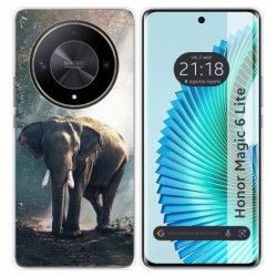 Funda Silicona para Huawei Honor Magic 6 Lite 5G diseño Elefante Dibujos