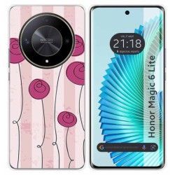 Funda Silicona para Huawei Honor Magic 6 Lite 5G diseño Flores Vintage Dibujos