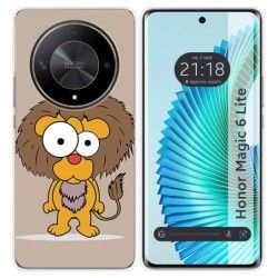 Funda Silicona para Huawei Honor Magic 6 Lite 5G diseño Leon Dibujos